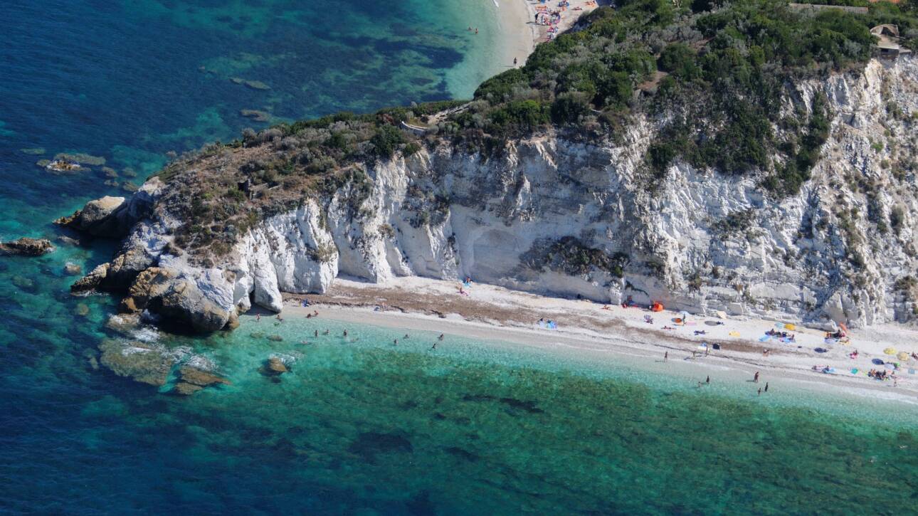 La spiaggia di Capio Bianco all'Elba